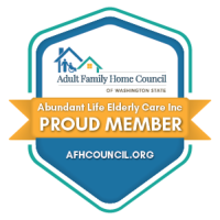 Abundant Life Elderly Care Badge